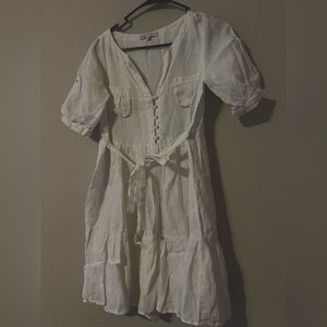 maje linen dress